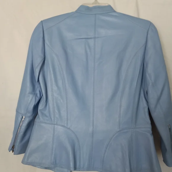 Leather blouse and blazer set - Picture 4 of 6